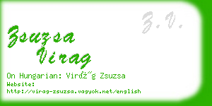 zsuzsa virag business card